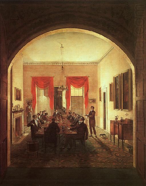 The Dinner Party, Henry Sargent